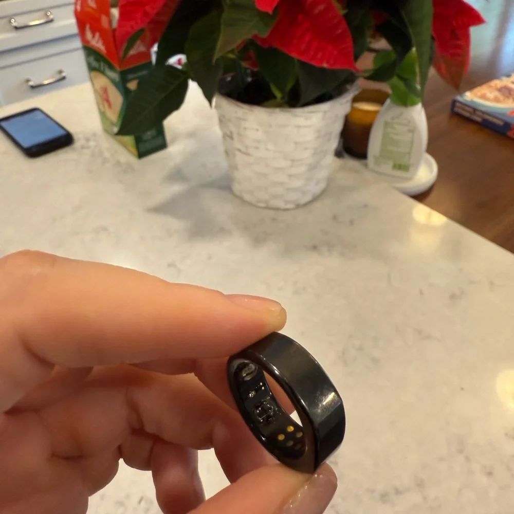 Oura Ring Black Heritage Gen 3 Size 8